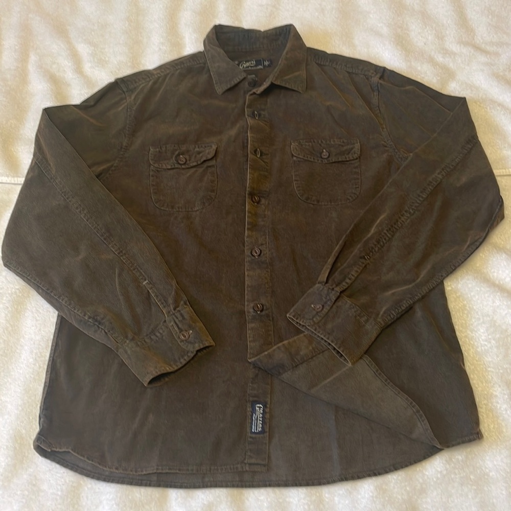 Grayers button down corduroy shirt